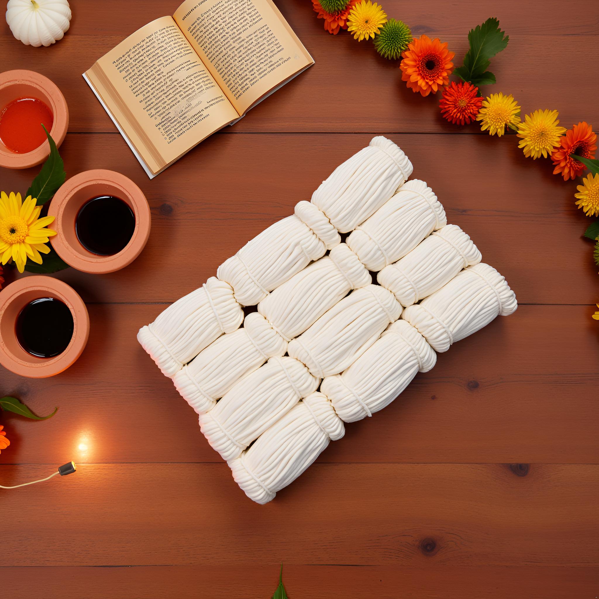 Shrichand Cotton Wick – Premium Diya Batti for Puja & Aarti - Image 4