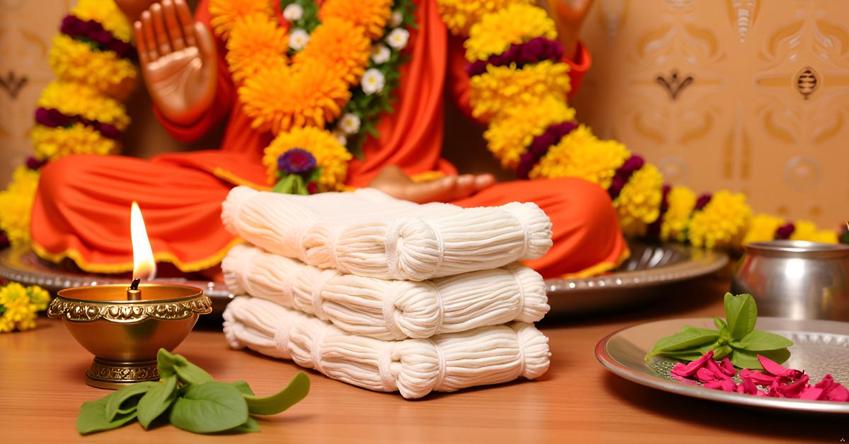 Shrichand Cotton Wick – Premium Diya Batti for Puja & Aarti - Image 6