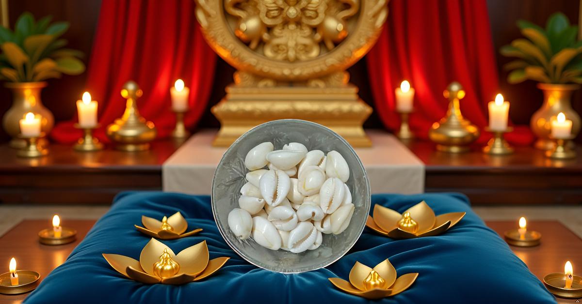 Shrichand Kaudi – Sacred Cowrie Shells for Mahalakshmi, Vishnu & Kuber Puja (100g) - Image 12