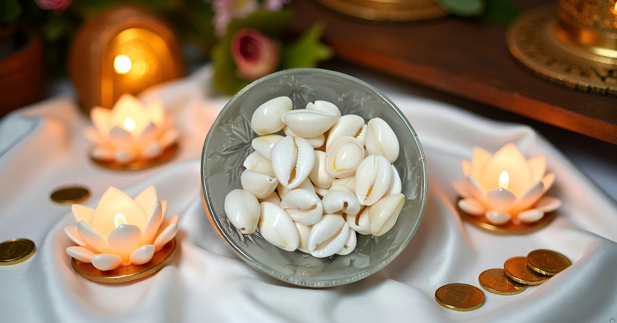 Shrichand Kaudi – Sacred Cowrie Shells for Mahalakshmi, Vishnu & Kuber Puja (100g) - Image 11