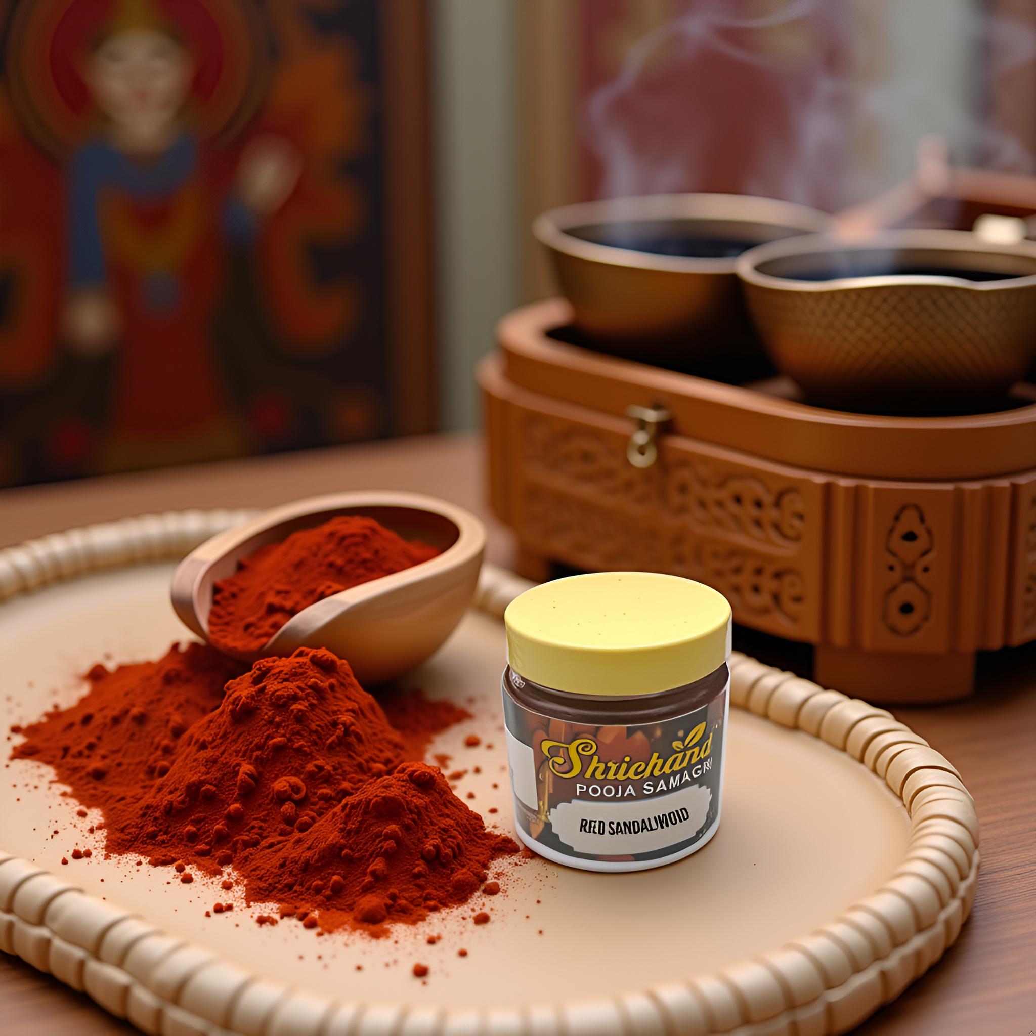 Shrichand Red Sandalwood Powder for Pooja - Image 5